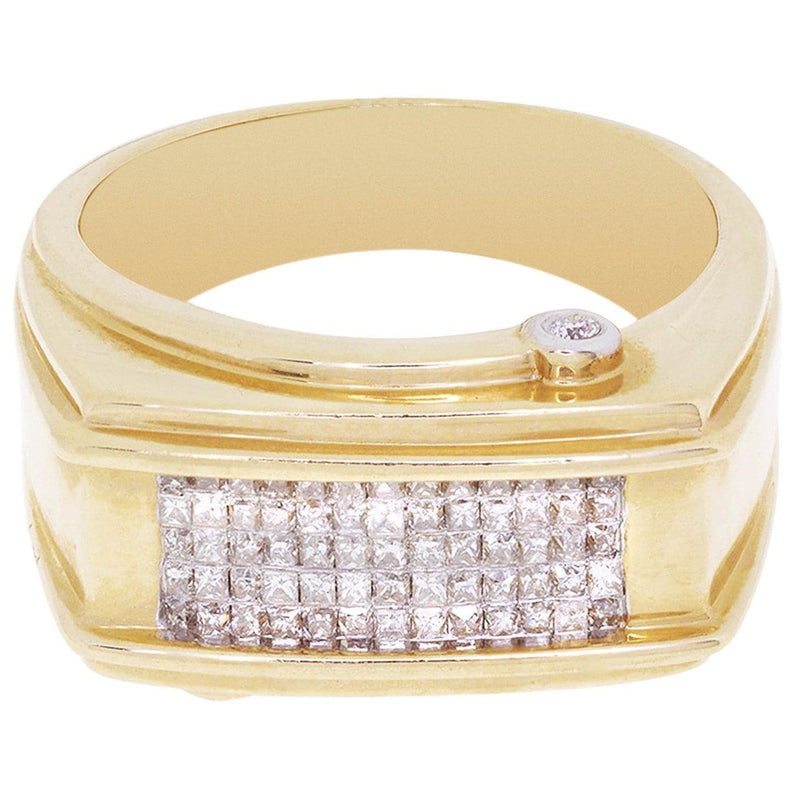 Mens Diamond Ring / Pinky Diamond Ring| 0.63 Carats
