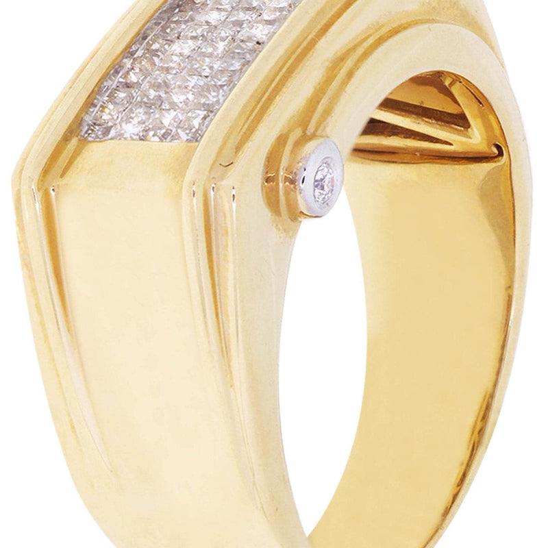 Mens Diamond Ring / Pinky Diamond Ring| 0.63 Carats