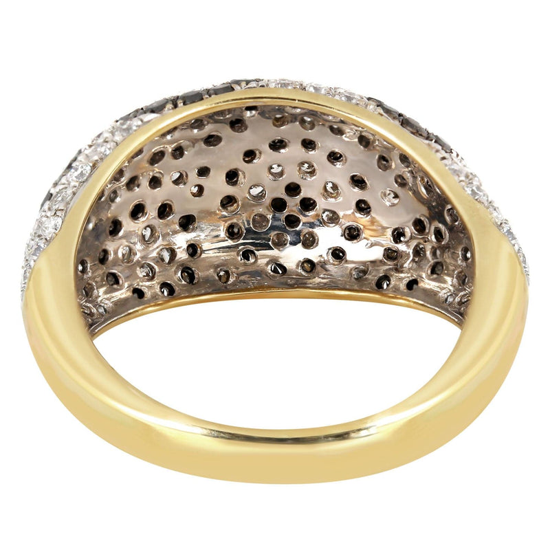 14K Ladies Black Diamond Cocktail Ring | 1.86 Carats  5.41 Grams