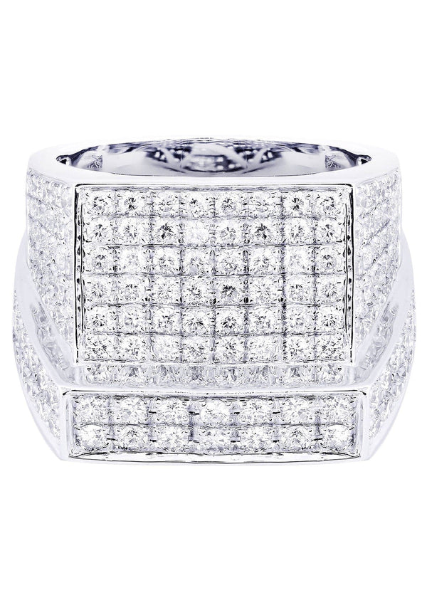 White Gold Mens Diamond Ring| 2.28 Carats| 14.32 Grams