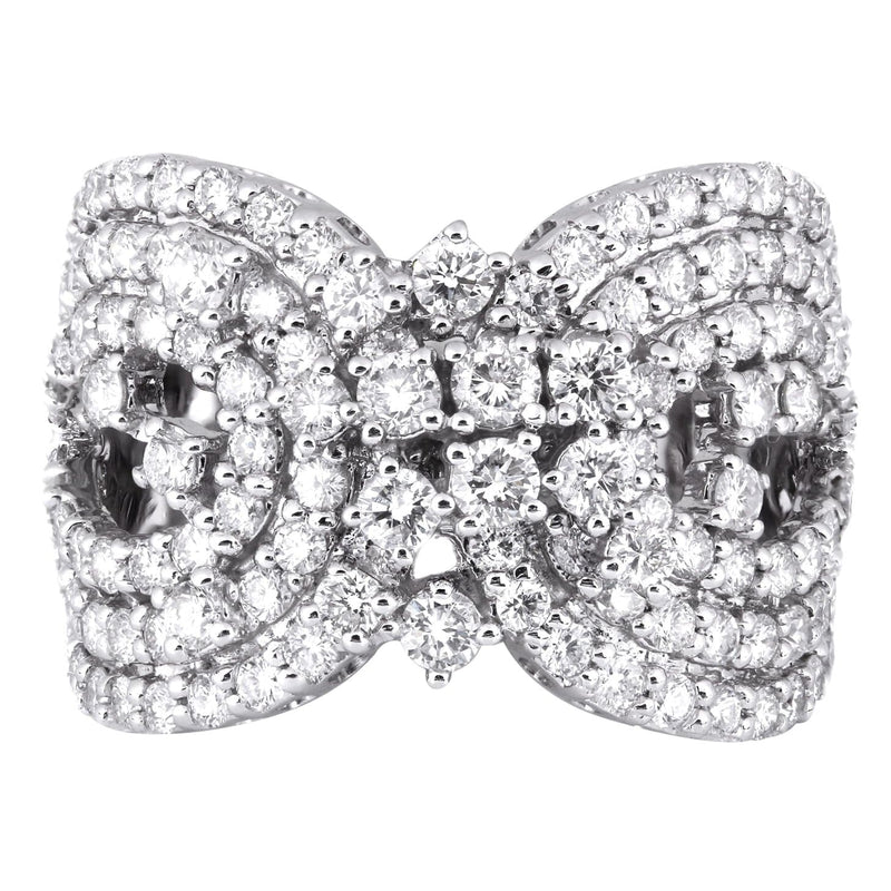 14K Ladies Diamond Cocktail Ring | 3.20 Carats | 10.93 Grams