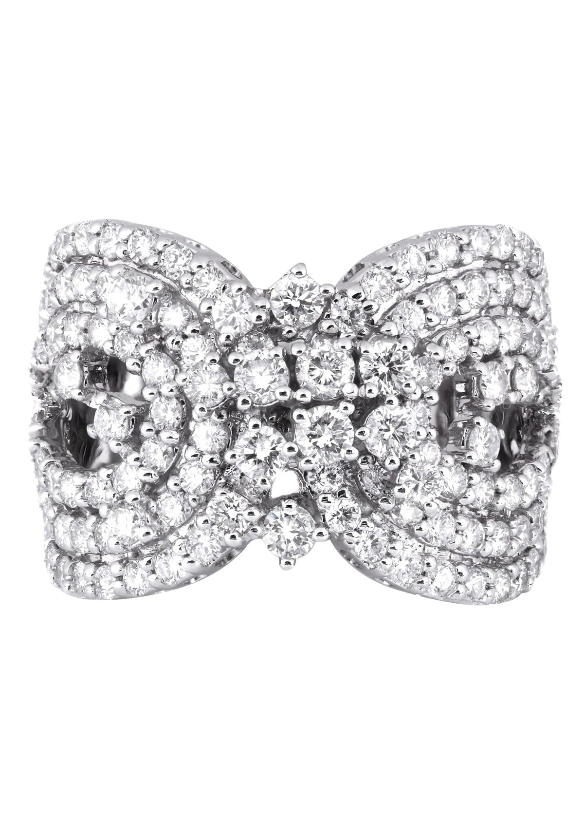 14K Ladies Diamond Cocktail Ring | 3.20 Carats | 10.93 Grams