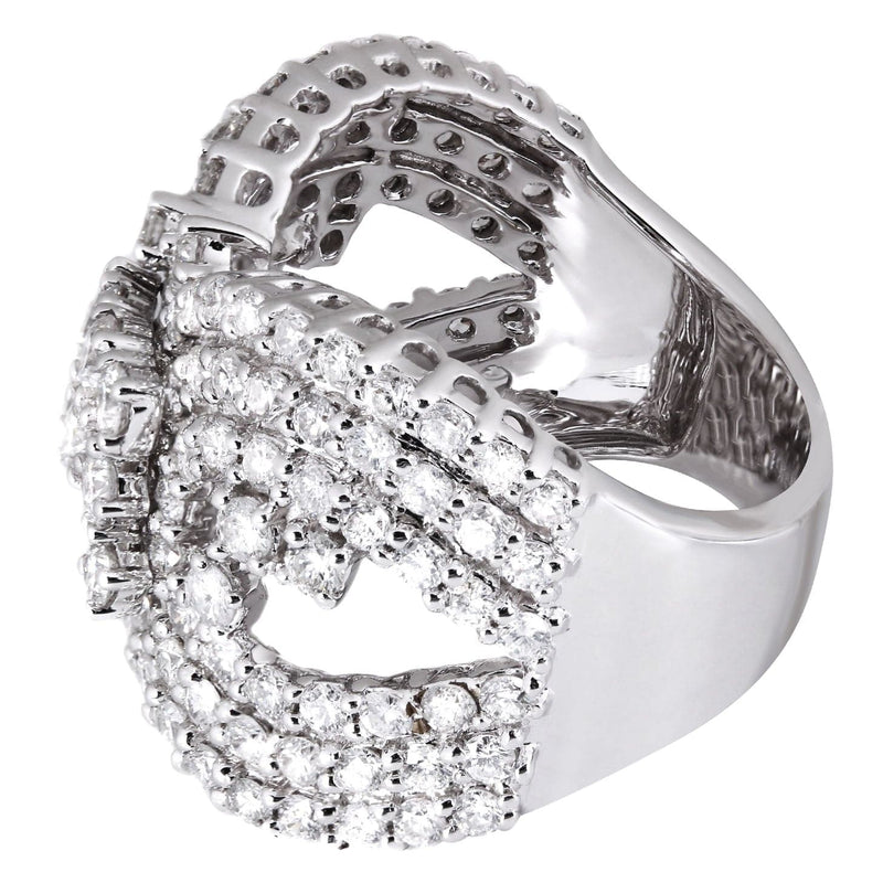 14K Ladies Diamond Cocktail Ring | 3.20 Carats | 10.93 Grams