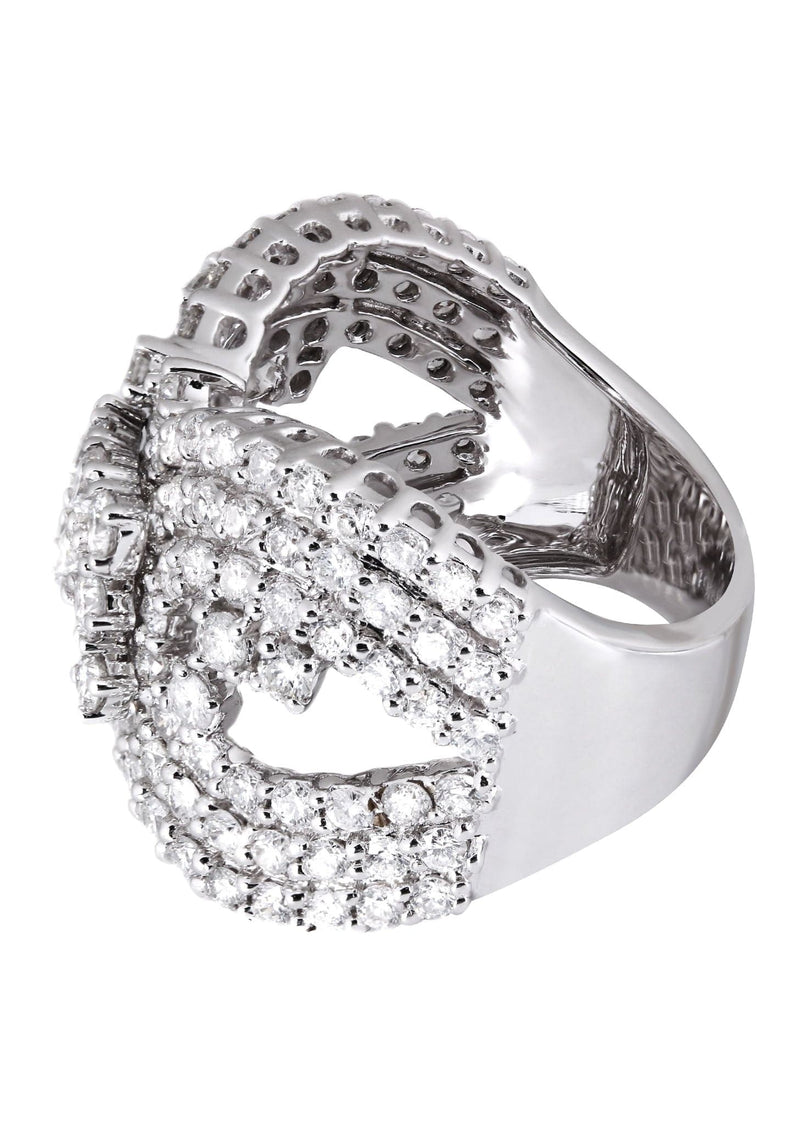 14K Ladies Diamond Cocktail Ring | 3.20 Carats | 10.93 Grams