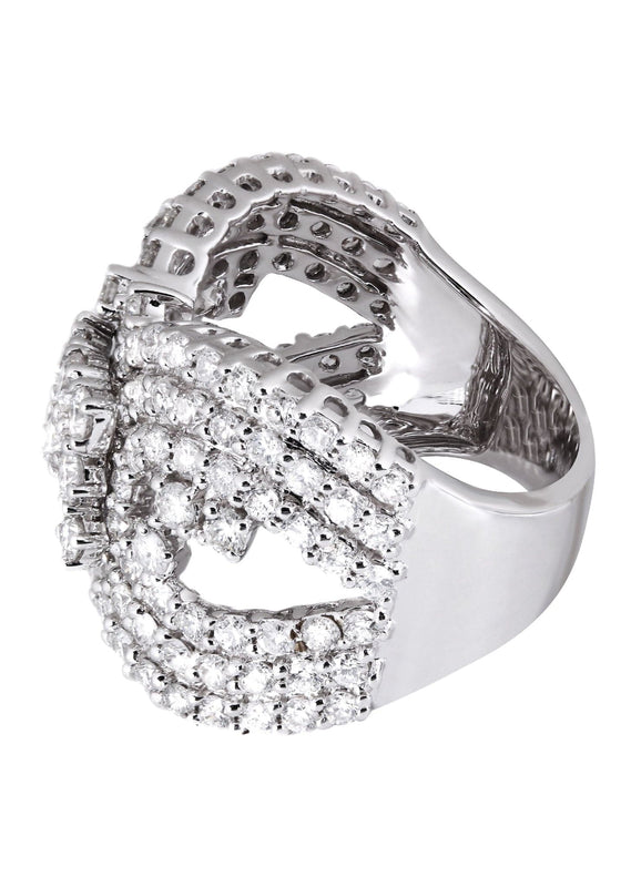 14K Ladies Diamond Cocktail Ring | 3.20 Carats | 10.93 Grams
