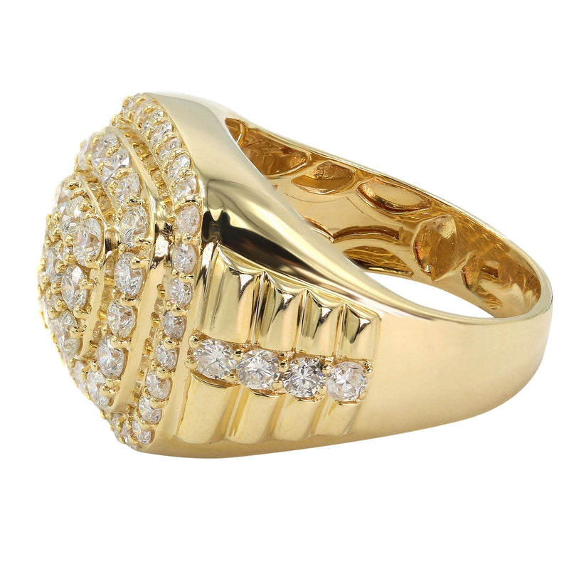 Mens Diamond Ring | 3.26 Carats | 14.27 Grams