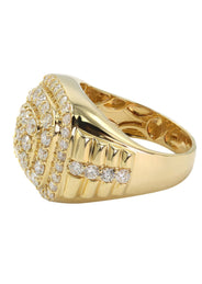 Mens Diamond Ring | 3.26 Carats | 14.27 Grams