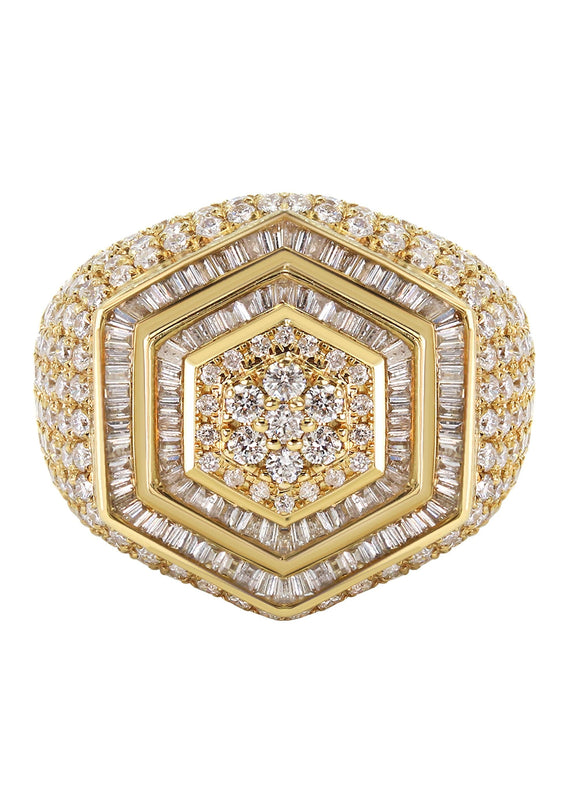 Mens Diamond Ring | 2.83 Carats | 13.29 Grams