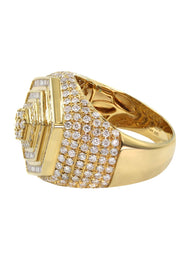 Mens Diamond Ring | 2.83 Carats | 13.29 Grams