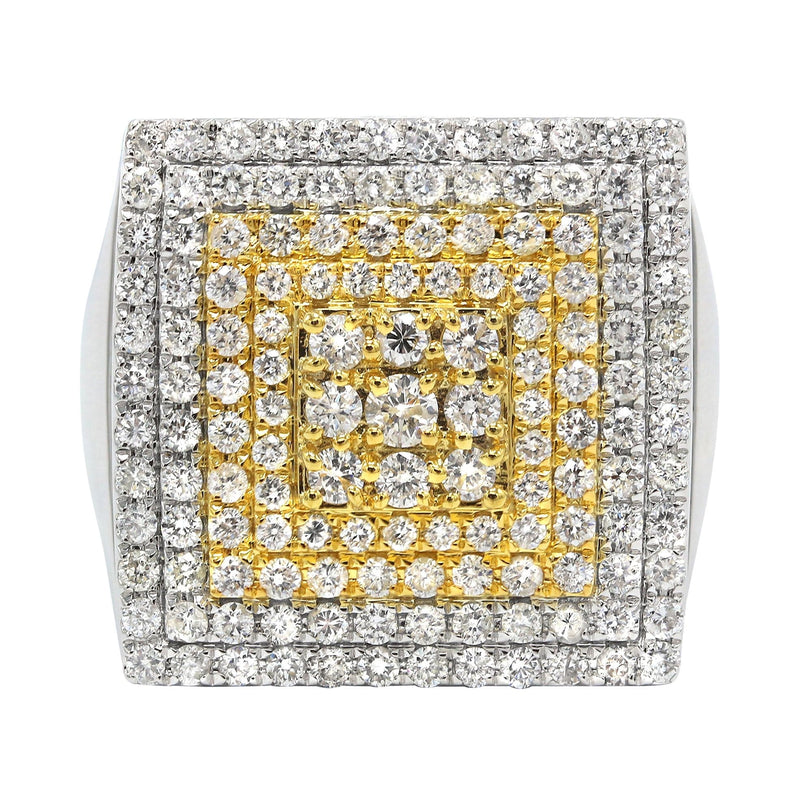 Mens Diamond Ring | 2.7 Carats | 18.38 Grams