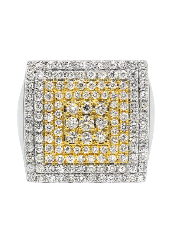 Mens Diamond Ring | 2.7 Carats | 18.38 Grams