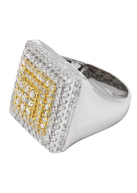 Mens Diamond Ring | 2.7 Carats | 18.38 Grams