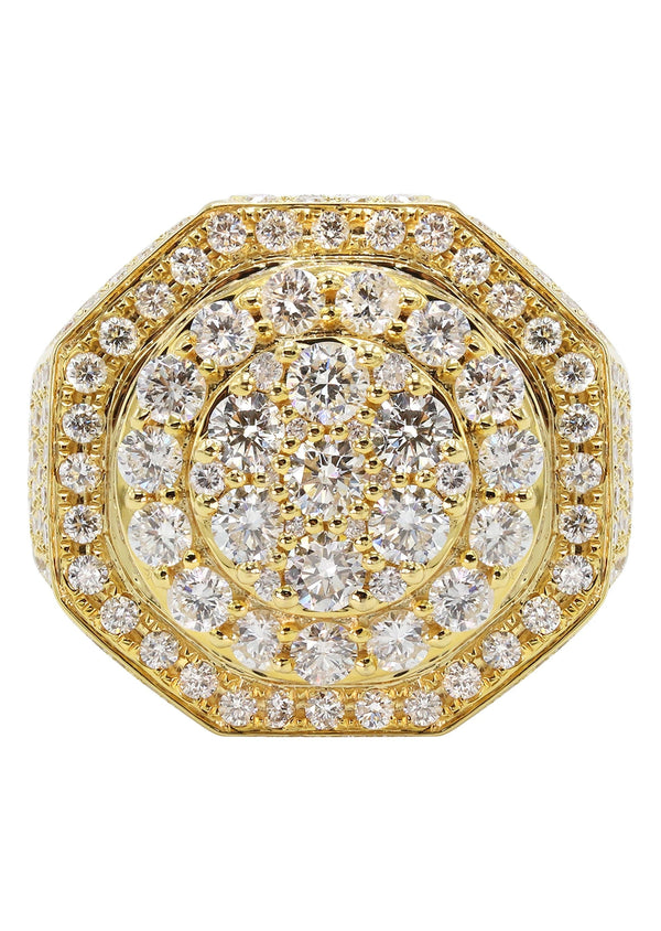 Mens Diamond Ring | 5.92 Carats | 17.72 Grams