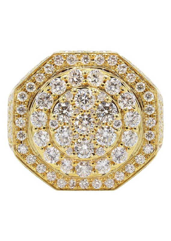 Mens Diamond Ring | 5.92 Carats | 17.72 Grams