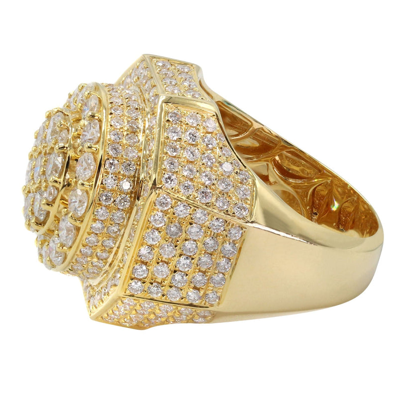 Mens Diamond Ring | 5.92 Carats | 17.72 Grams
