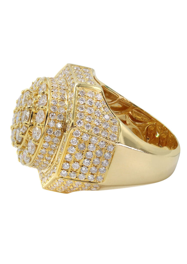 Mens Diamond Ring | 5.92 Carats | 17.72 Grams