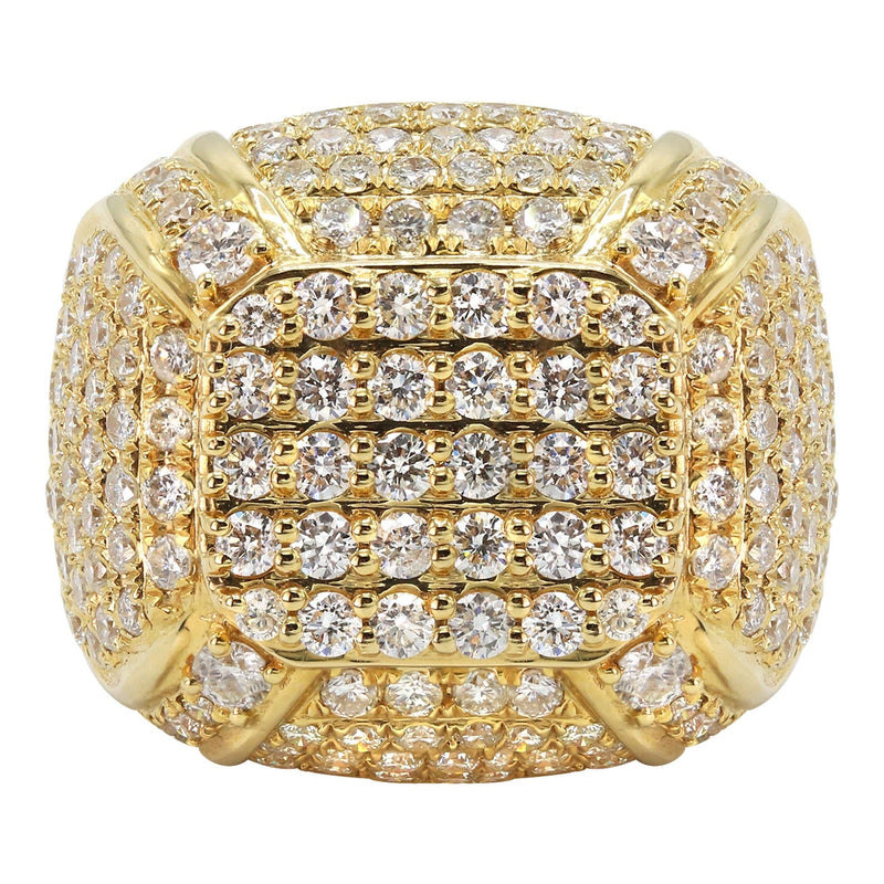 Mens Diamond Ring | 4.38 Carats | 17.28 Grams