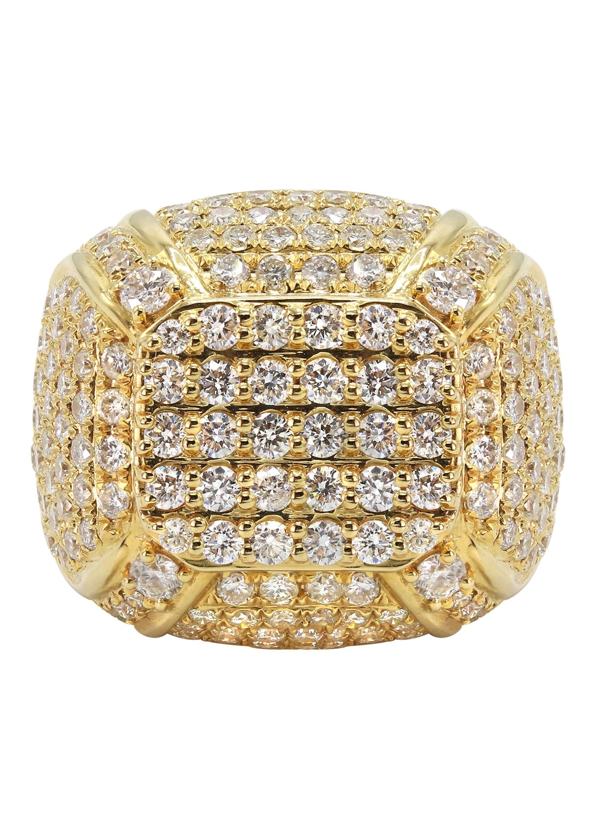 Mens Diamond Ring | 4.38 Carats | 17.28 Grams