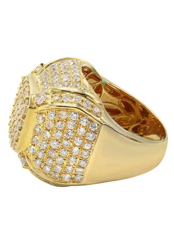 Mens Diamond Ring | 4.38 Carats | 17.28 Grams