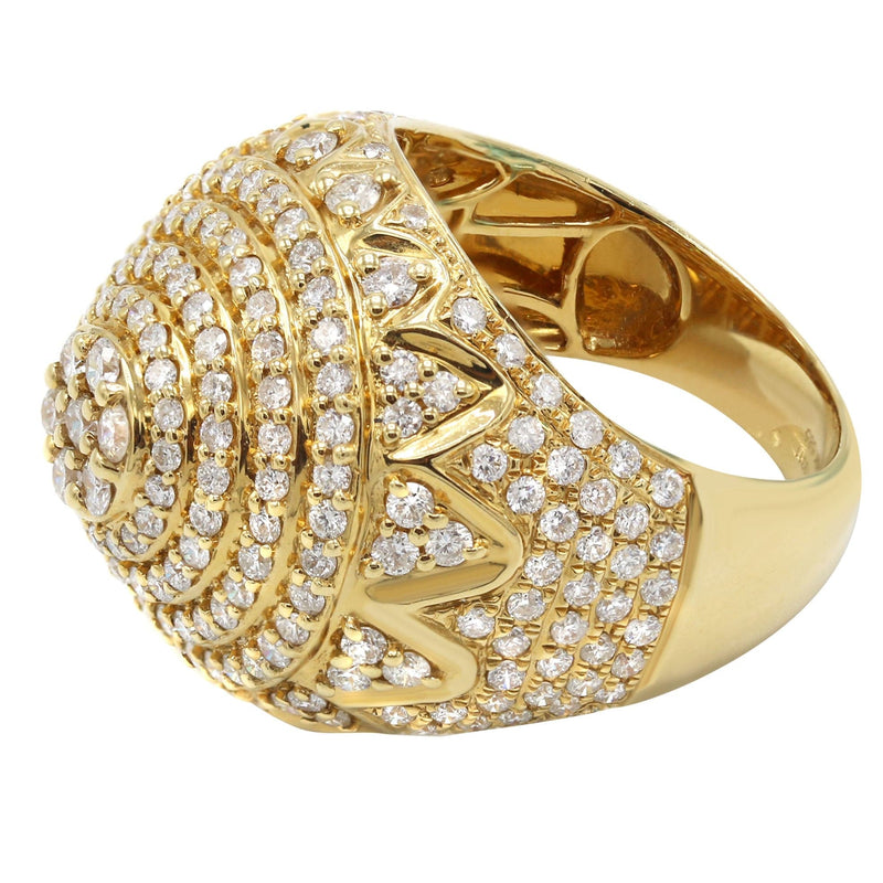 Mens Diamond Ring | 3.39 Carats | 15.84 Grams