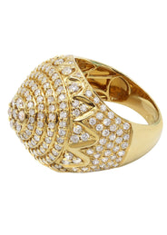 Mens Diamond Ring | 3.39 Carats | 15.84 Grams