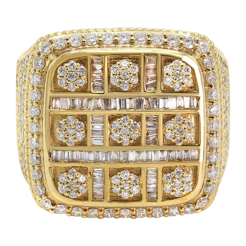 Mens Diamond Ring | 2.38 Carats | 17.68 Grams
