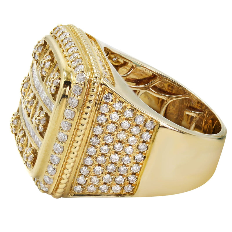 Mens Diamond Ring | 2.38 Carats | 17.68 Grams
