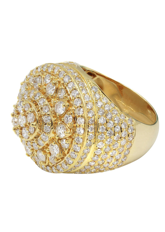 Mens Diamond Ring | 4.63 Carats | 16.93 Grams
