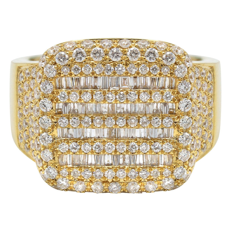 Mens Diamond Ring | 1.88 Carats | 11.07 Grams