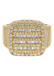 Mens Diamond Ring | 1.88 Carats | 11.07 Grams