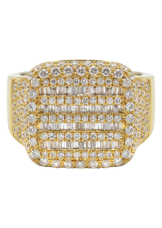 Mens Diamond Ring | 1.88 Carats | 11.07 Grams