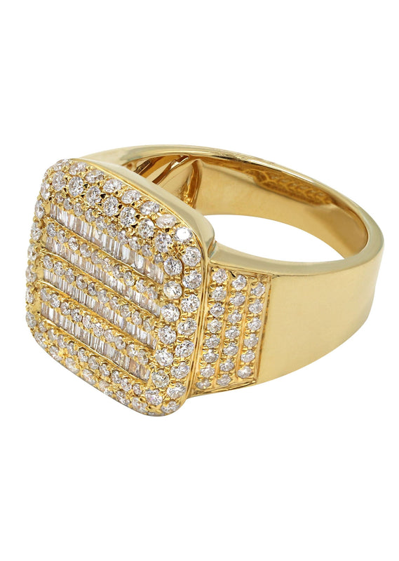 Mens Diamond Ring | 1.88 Carats | 11.07 Grams