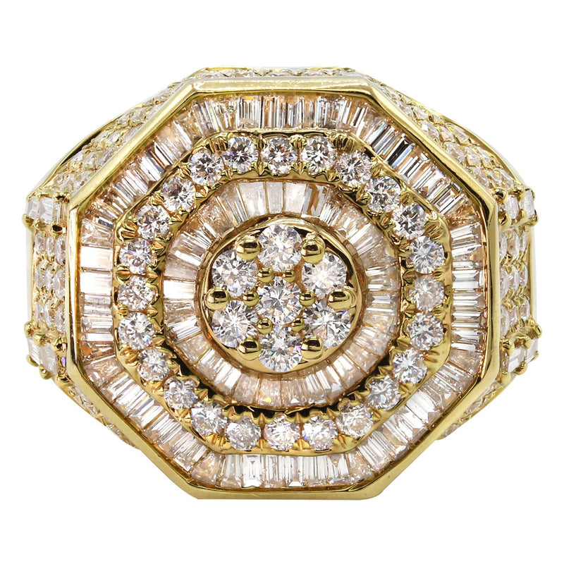 Mens Diamond Ring | 2.88 Carats | 14.04 Grams