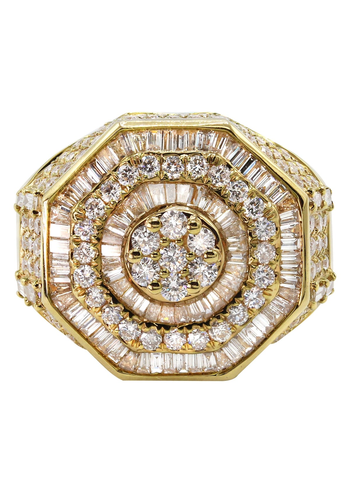 Mens Diamond Ring | 2.88 Carats | 14.04 Grams