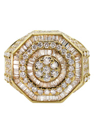 Mens Diamond Ring | 2.88 Carats | 14.04 Grams