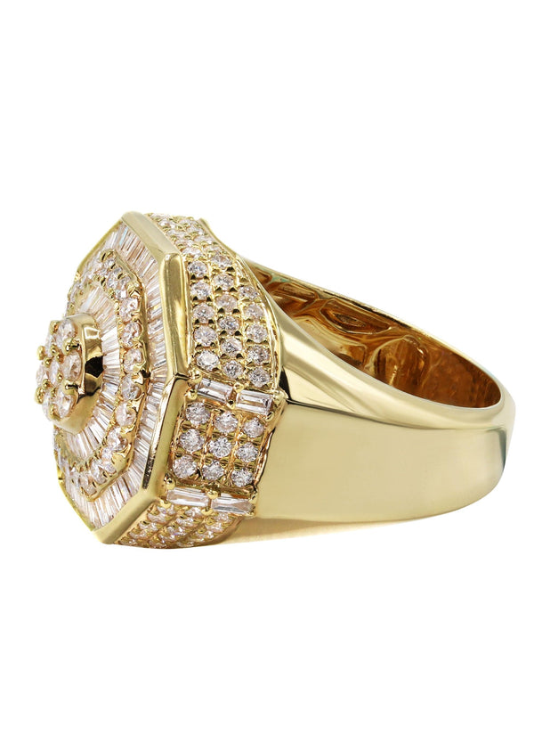 Mens Diamond Ring | 2.88 Carats | 14.04 Grams