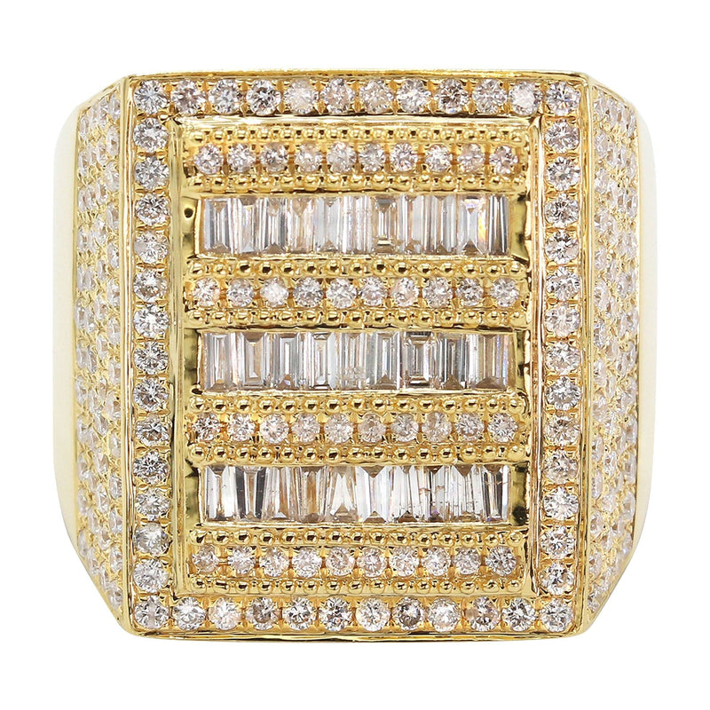 Mens Diamond Ring | 2.52 Carats | 14.79 Grams