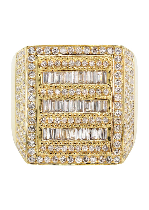 Mens Diamond Ring | 2.52 Carats | 14.79 Grams
