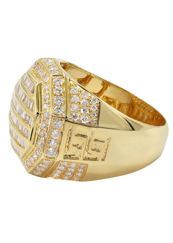 Mens Diamond Ring | 1.95 Carats | 10.69 Grams