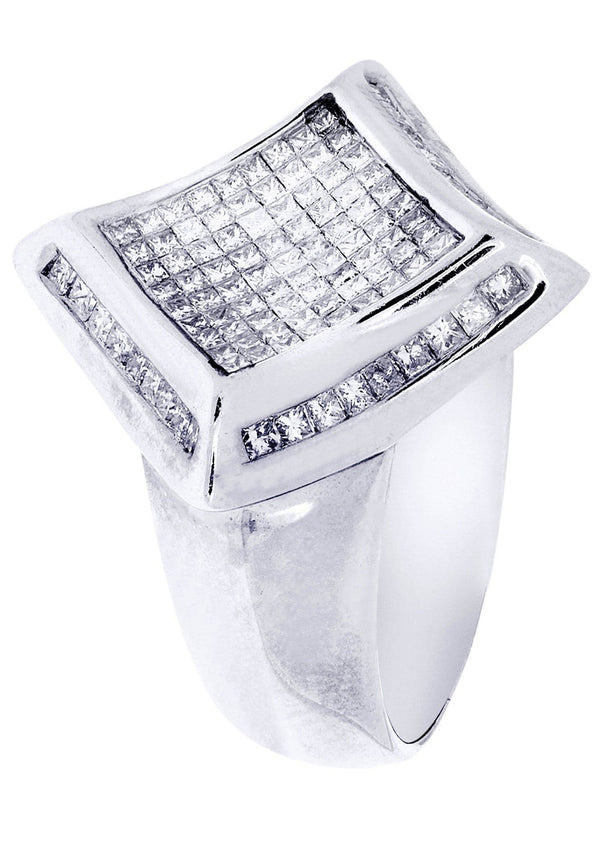 White Gold Mens Diamond Ring| 1.25 Carats| 9.6 Grams