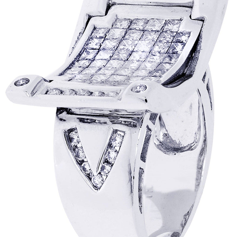White Gold Mens Diamond Ring| 0.37 Carats| 11.87 Grams