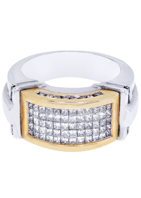 White Gold Mens Diamond Ring| 1.61 Carats| 13.72 Grams
