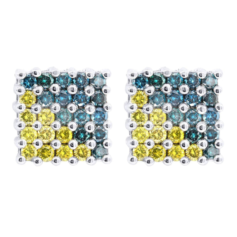 Diamond Earrings For Men | 1.16 Carats 14K White Gold