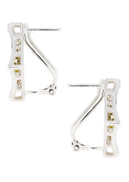 Diamond Earrings For Men | 2.39 Carats 14K White Gold