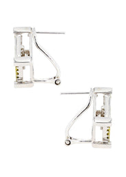 Diamond Earrings For Men | 1.85 Carats 14K White Gold