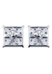 Diamond Earrings For Men | 0.67 Carats 14K White Gold
