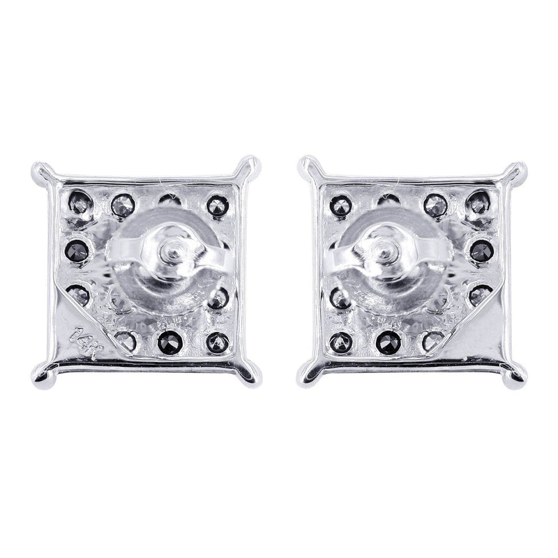 Diamond Earrings For Men | 0.31 Carats 14K White Gold
