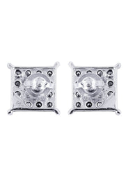 Diamond Earrings For Men | 0.31 Carats 14K White Gold