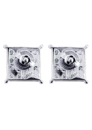 Diamond Earrings For Men | 0.31 Carats 14K White Gold