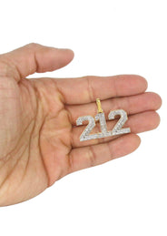 Area Code Number Diamond Pendant Necklace | 1.75 Carats